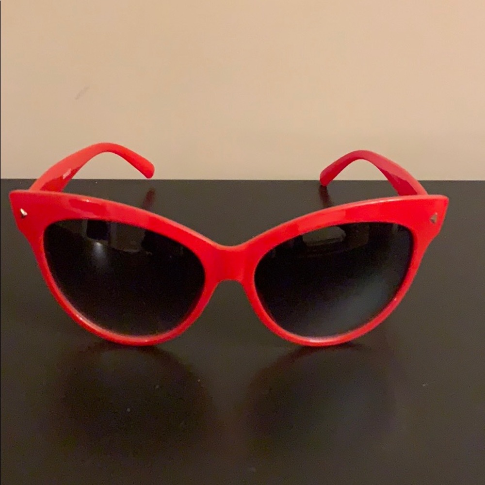 Red Cateye Sunglasses